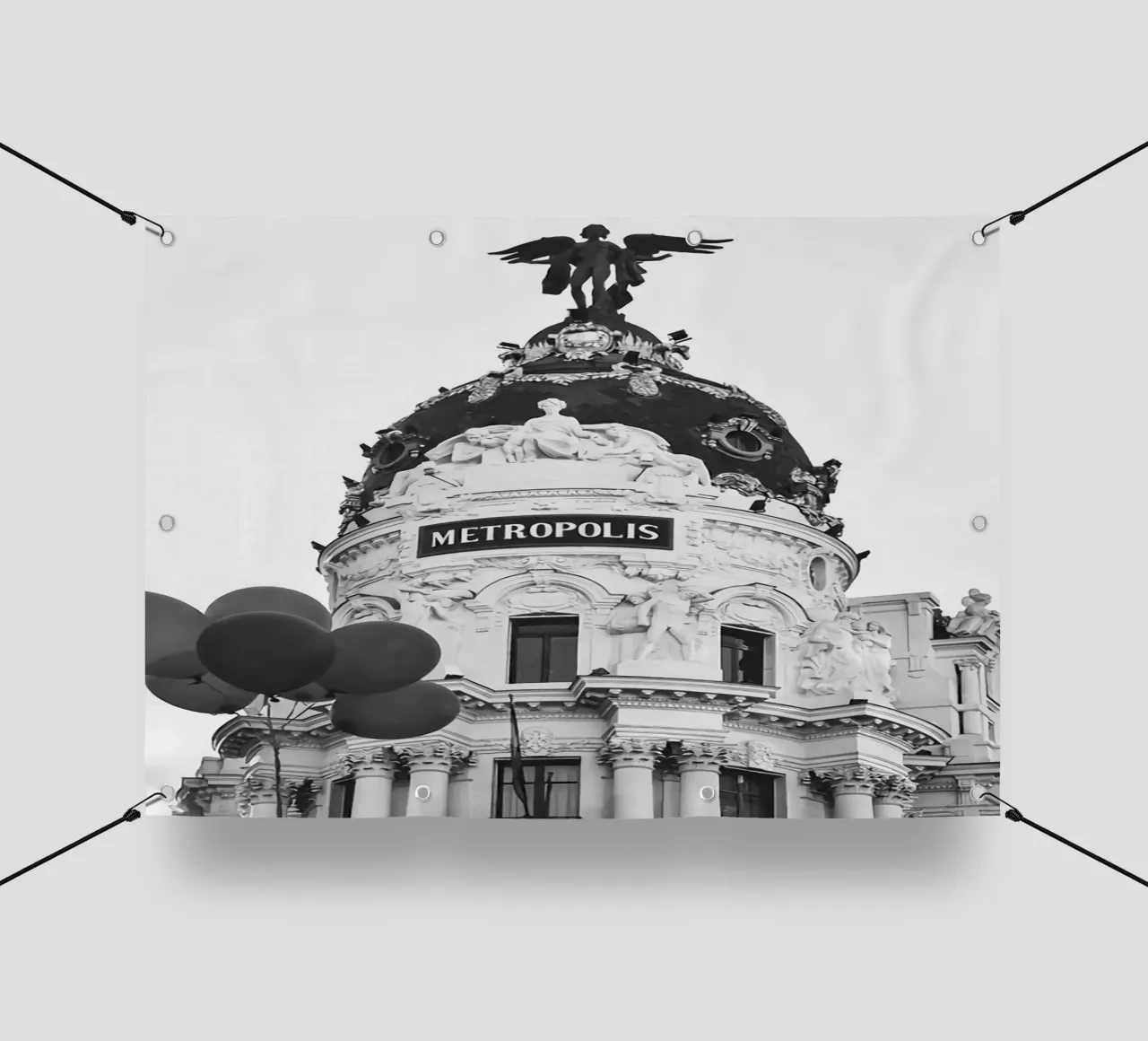 Metropolis Madrid telo in pvc da Sowa Studio