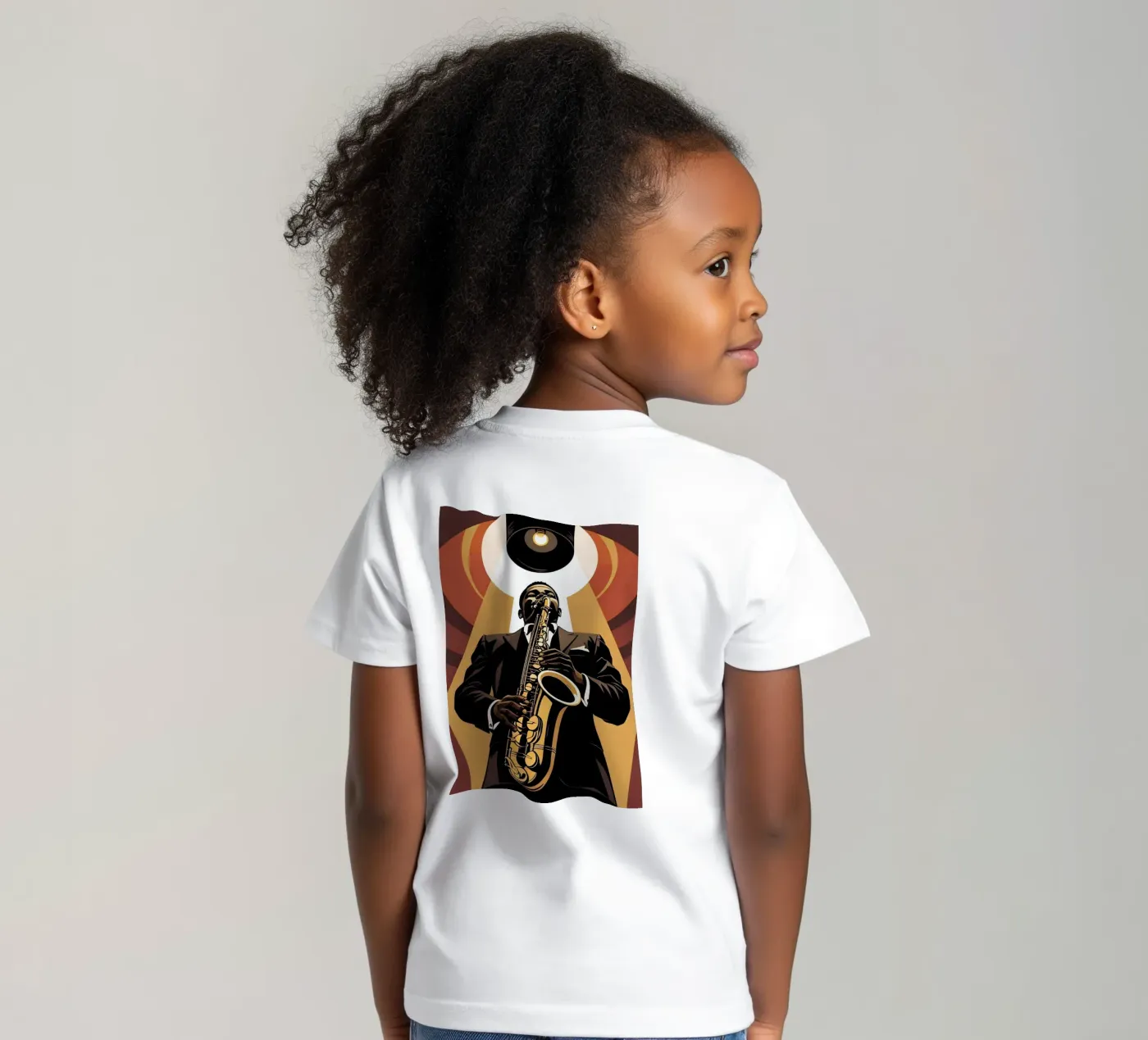 Saxofono t-shirt bambini da Massimo Frascogna