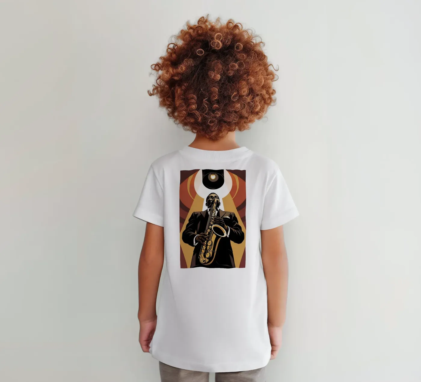 Saxofono t-shirt bambini da Massimo Frascogna