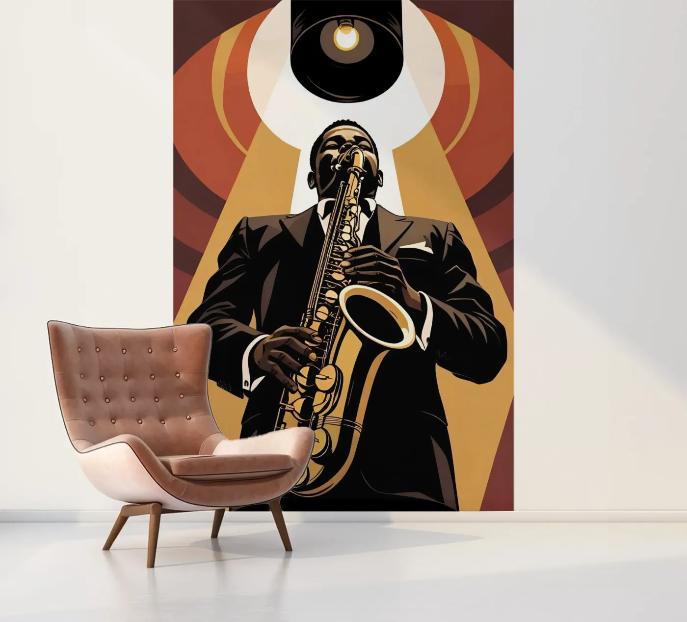 Saxofoon fotobehang van Massimo Frascogna