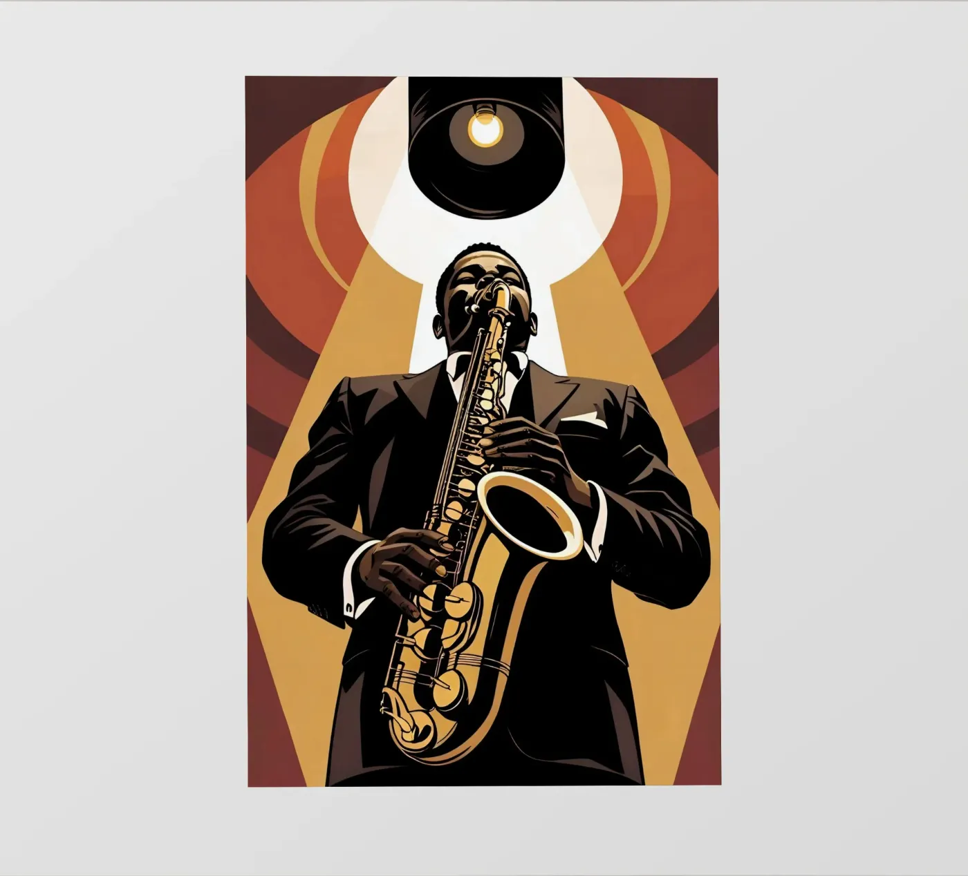 Saxofoon fotobehang van Massimo Frascogna