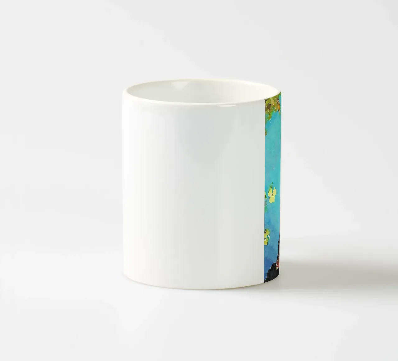 Torre tazza in ceramica da Massimo Frascogna