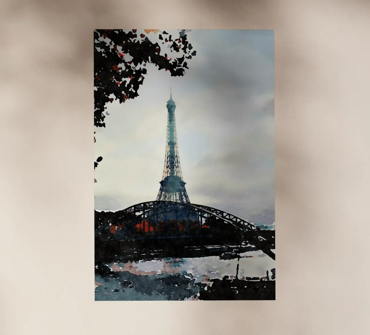 Torre e ponte pellicola backlit da Massimo Frascogna