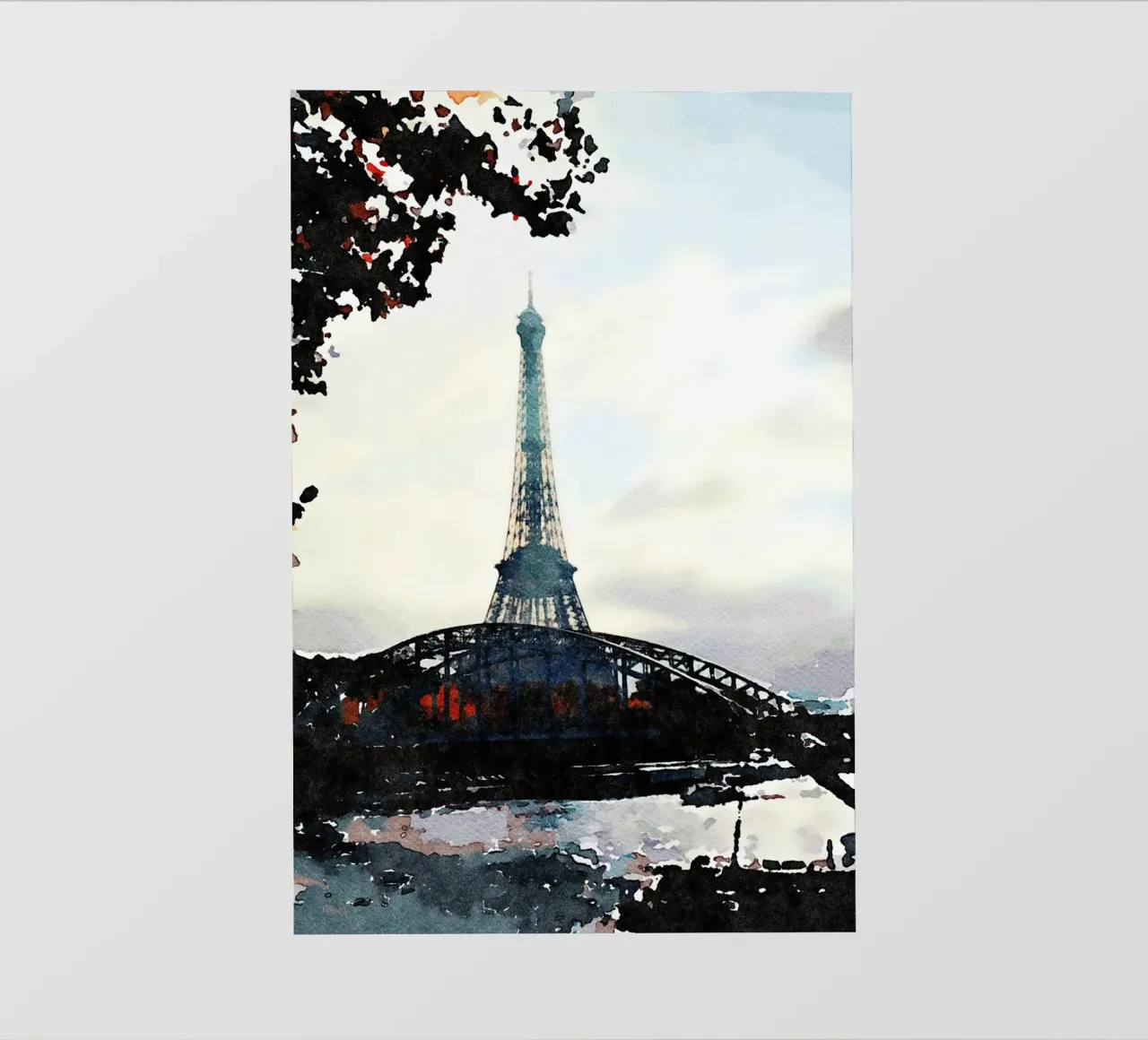 Torre e ponte pellicola backlit da Massimo Frascogna