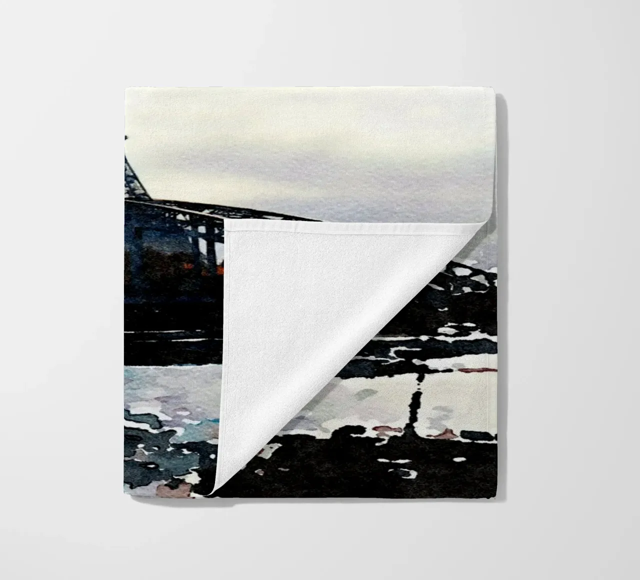 Torre e ponte telo mare da Massimo Frascogna