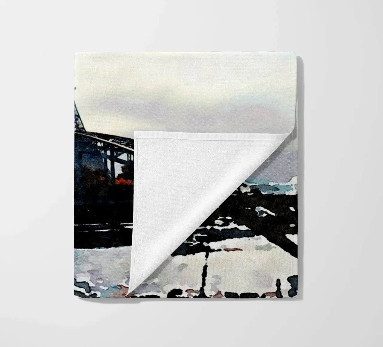 Torre e ponte telo mare da Massimo Frascogna