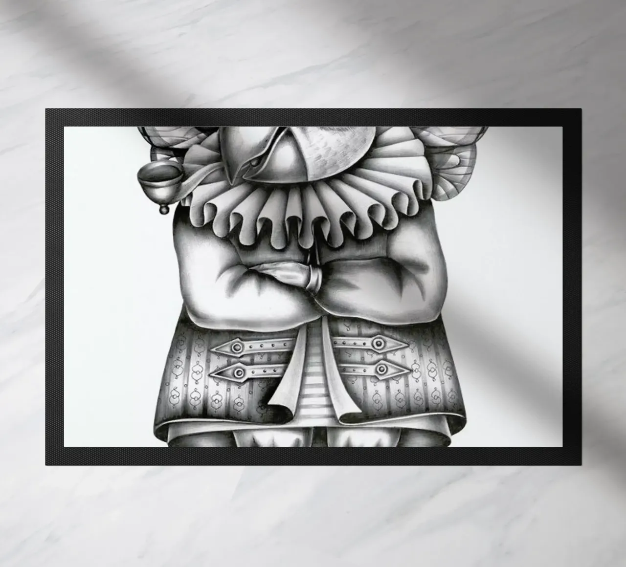 Parrot doormat by Maria Vdovichenko