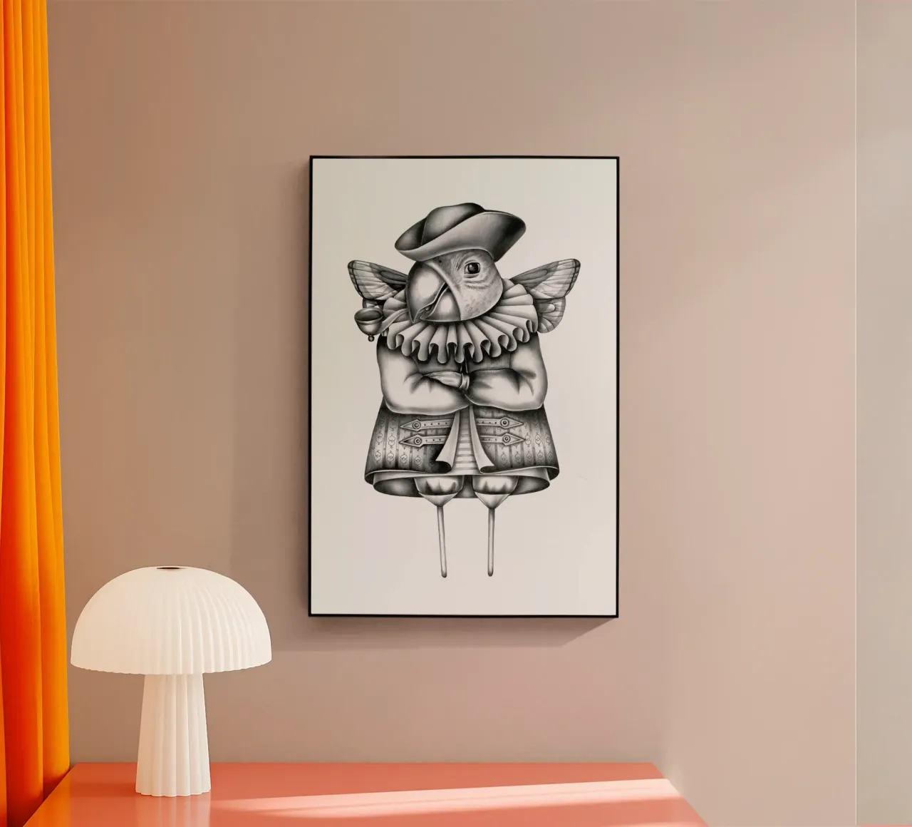 Parrot plexiglass da Maria Vdovichenko