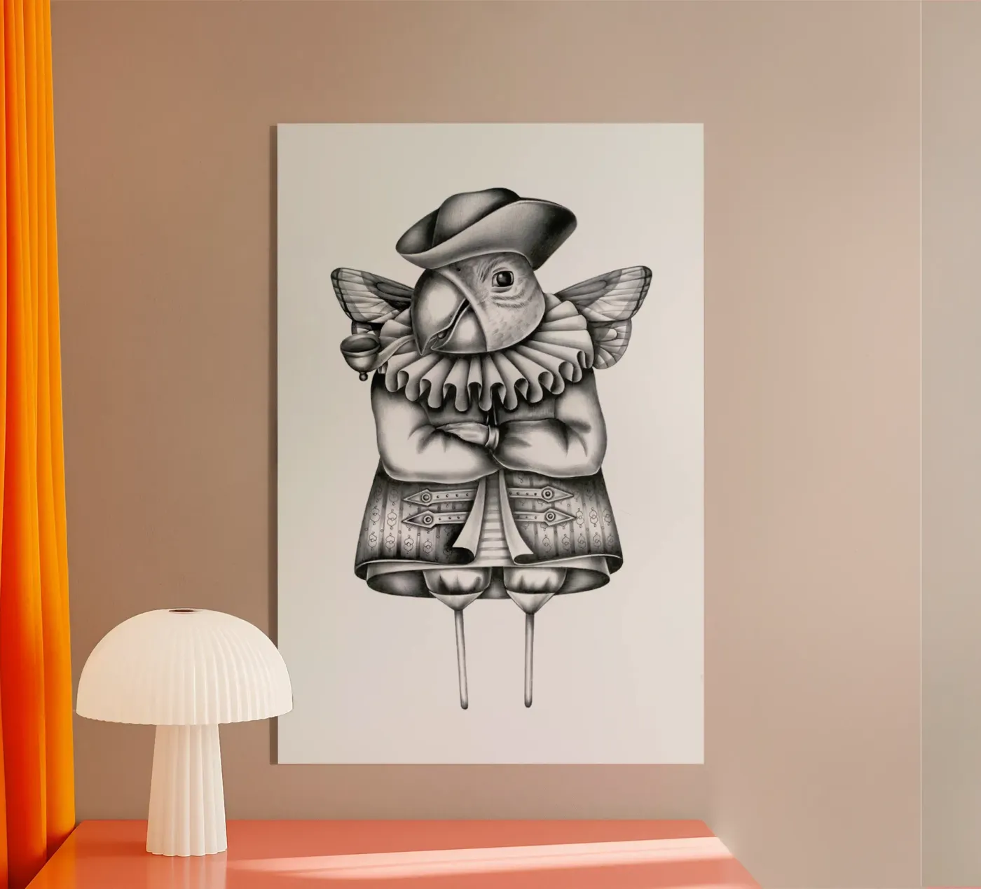 Parrot plexiglas de Maria Vdovichenko