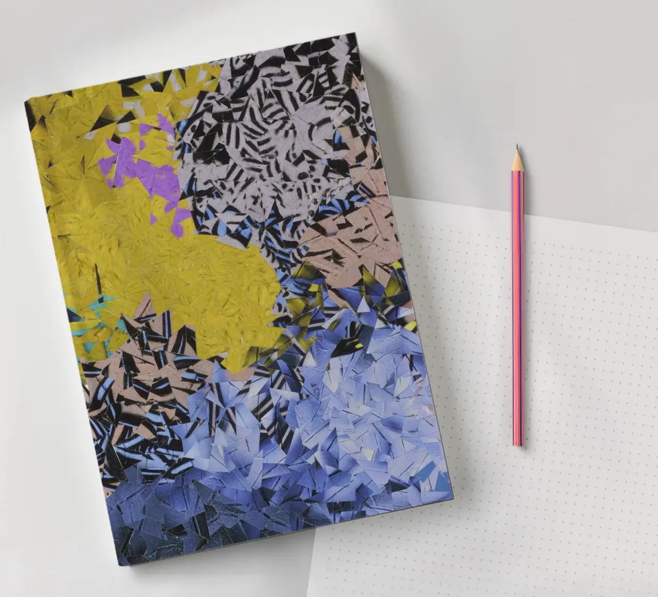 New Beginnings - Splittografielage notebook by Lilly Helja Jonasson
