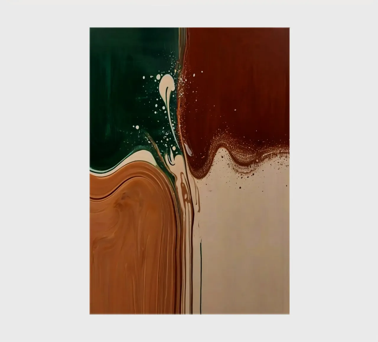 Abstract mural IX notebook by ArtDesign by KBK