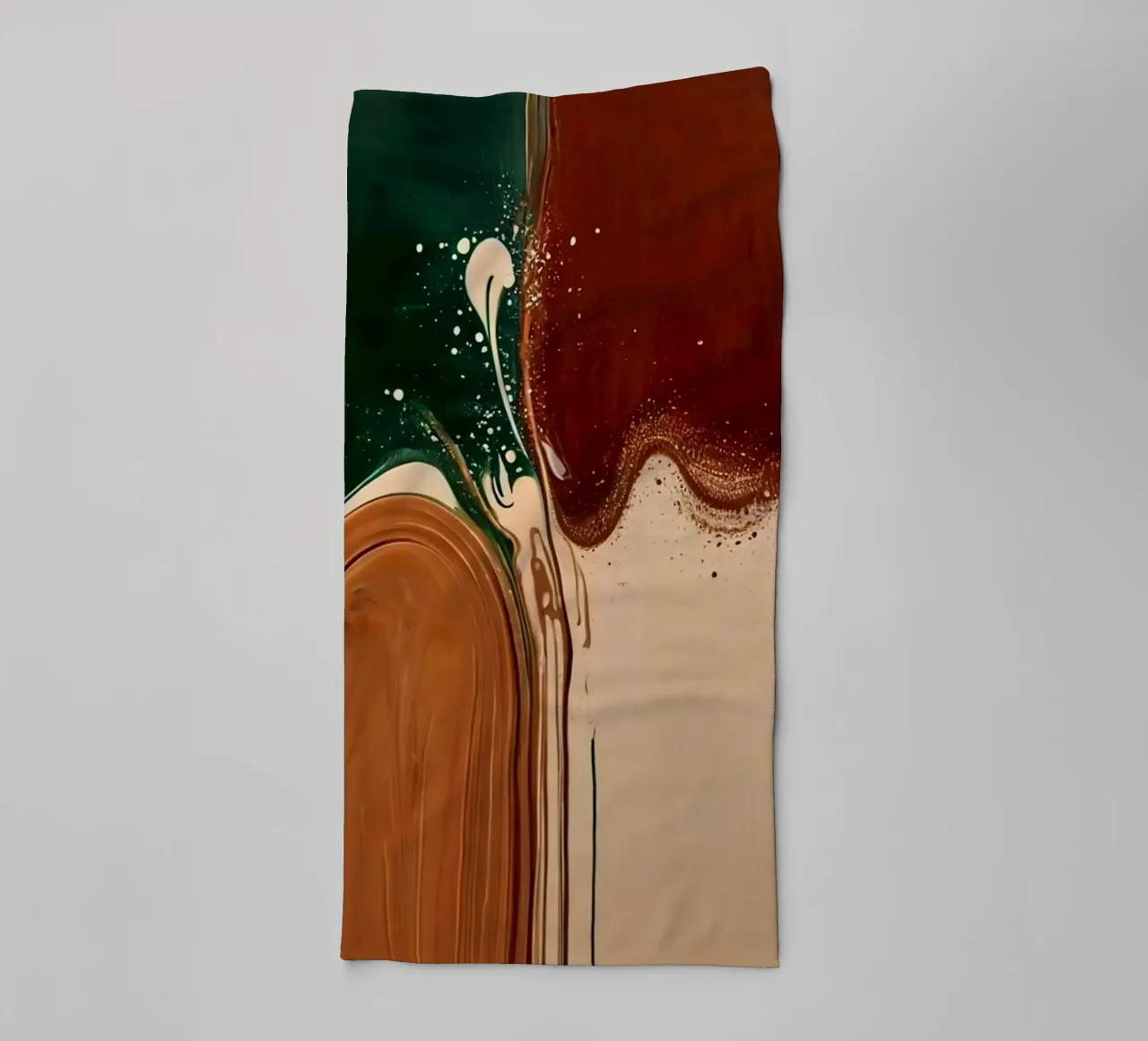 Abstract mural IX towel by ArtDesign by KBK