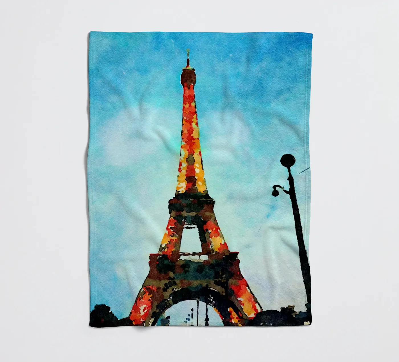 Tower fleece blanket by My Paris