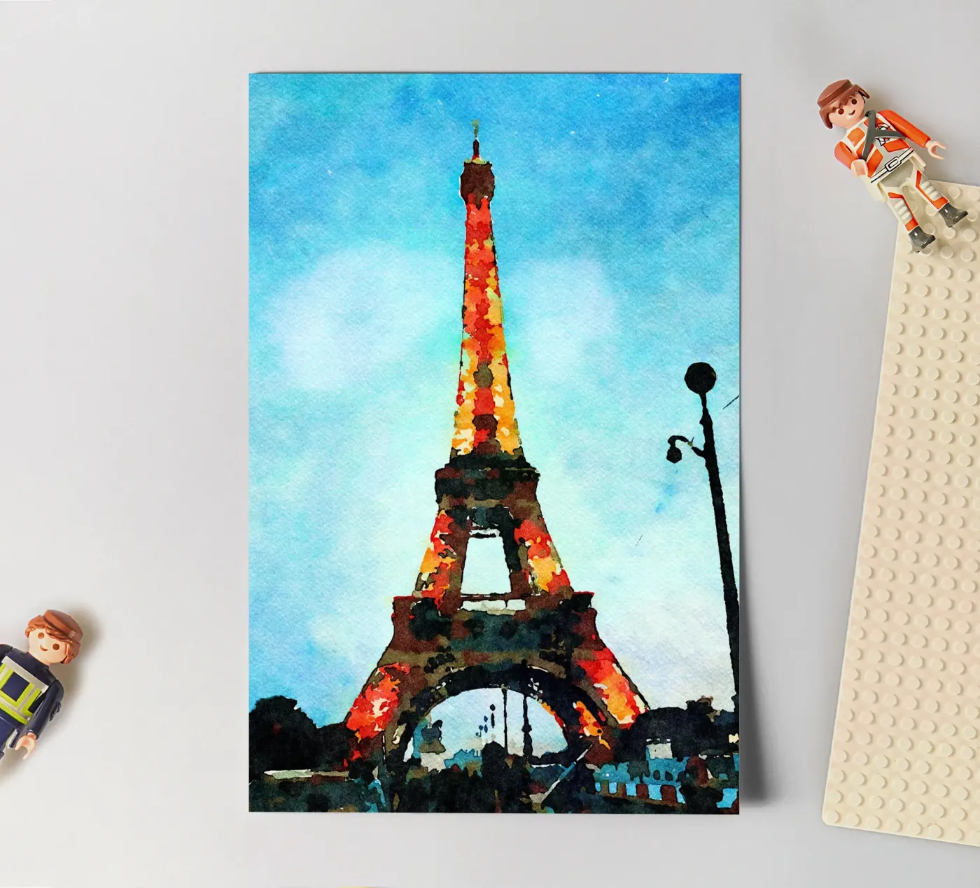 Toren stickervel van My Paris