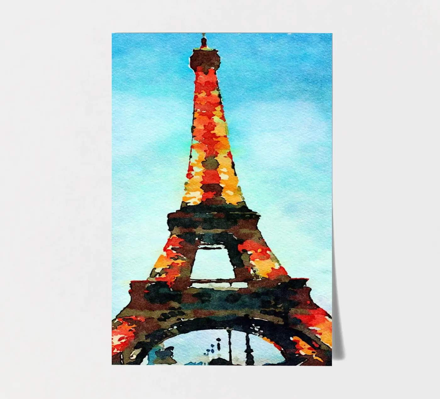 Toren stickervel van My Paris