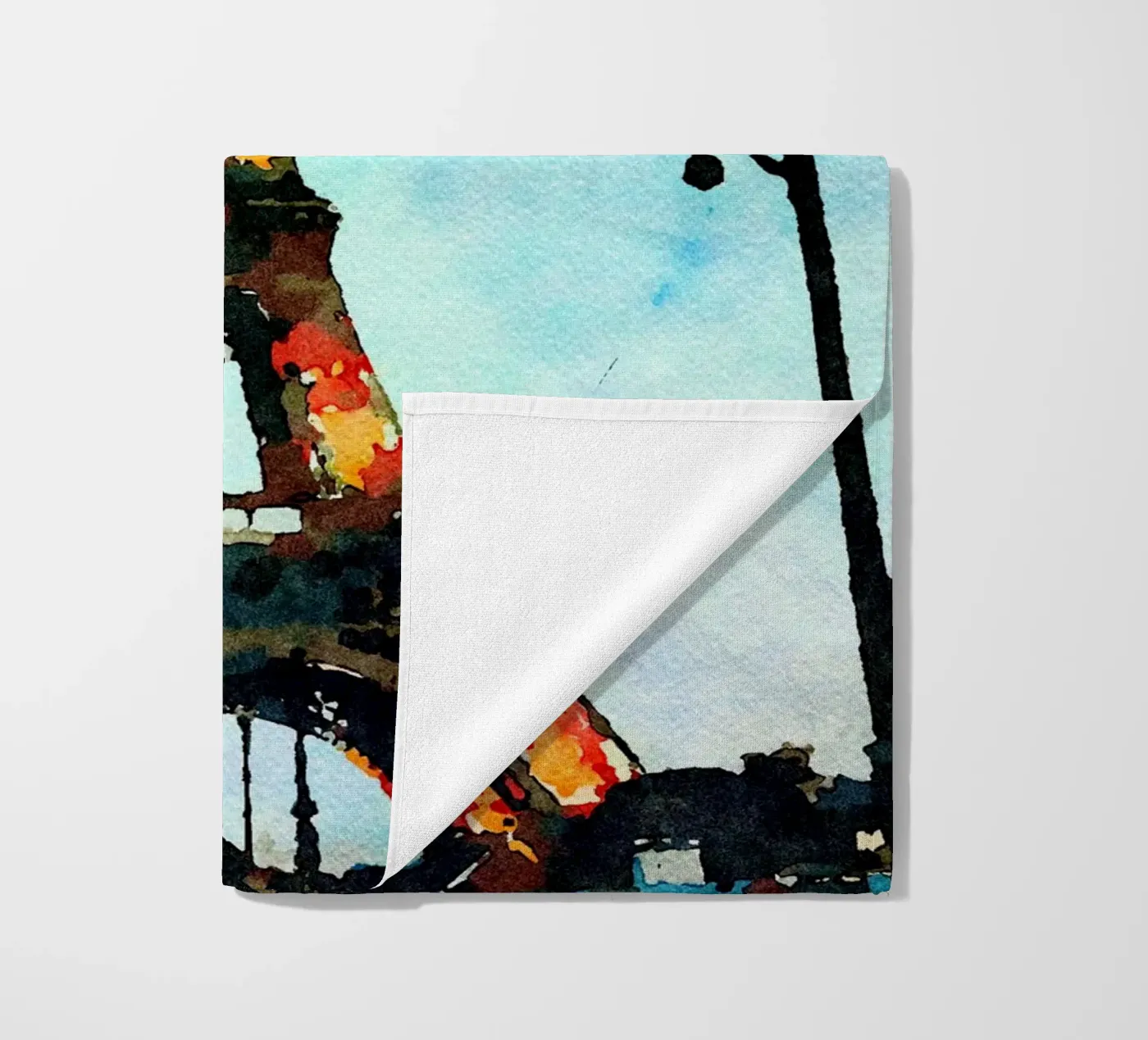 Tower beach towel by My Paris