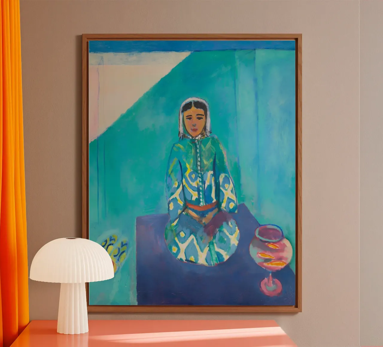 Henri Matisse Zorah sulla terrazza alluminio dibond da Venus Art