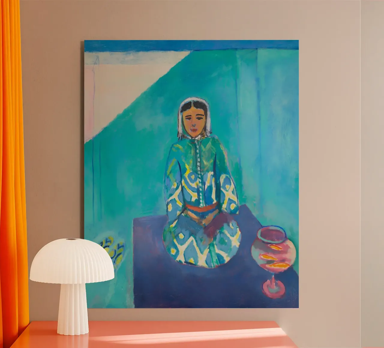 Henri Matisse Zorah sulla terrazza alluminio dibond da Venus Art