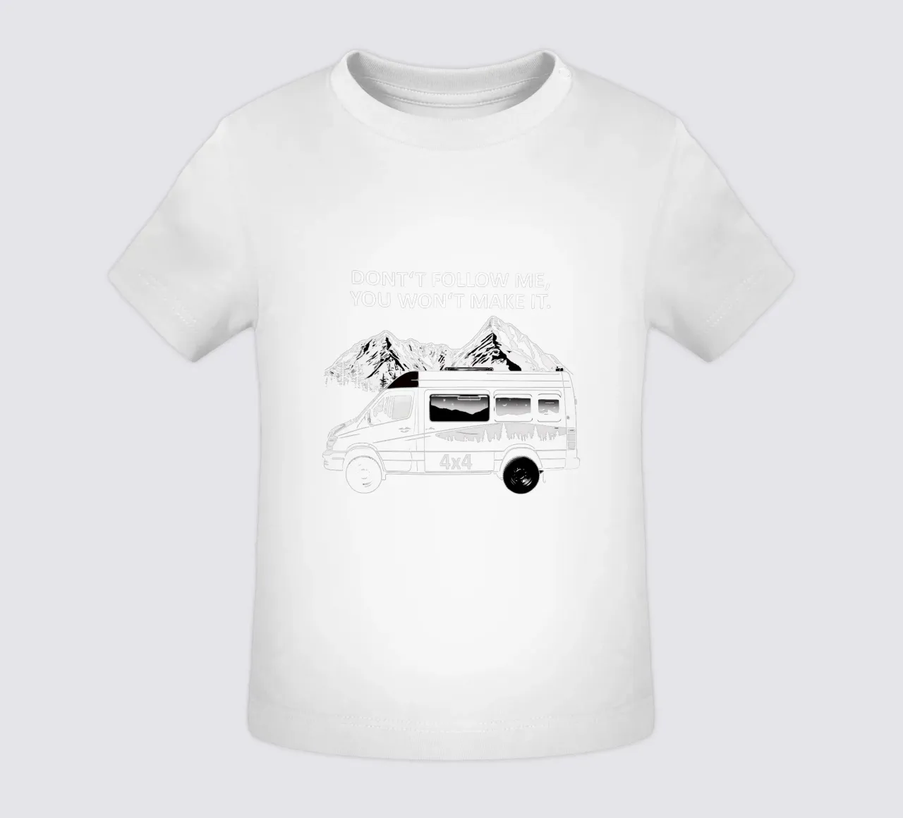 4x4 Don't Follow Me, You Won't Make It. maglietta neonato da Autofocus