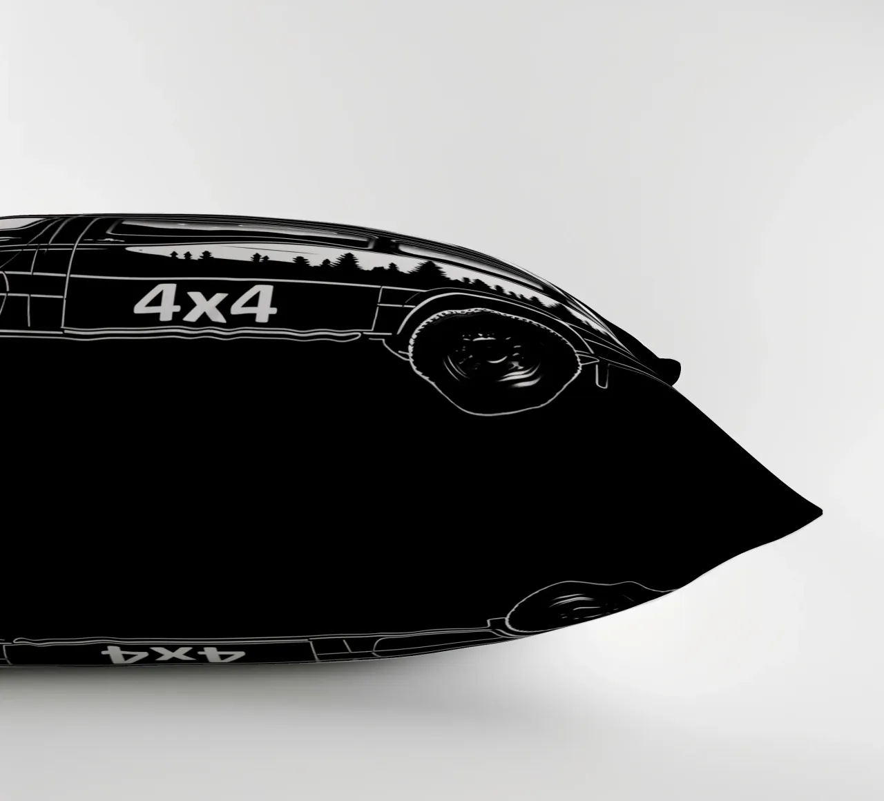 4x4 Don't Follow Me, You Won't Make It. cuscino da Autofocus