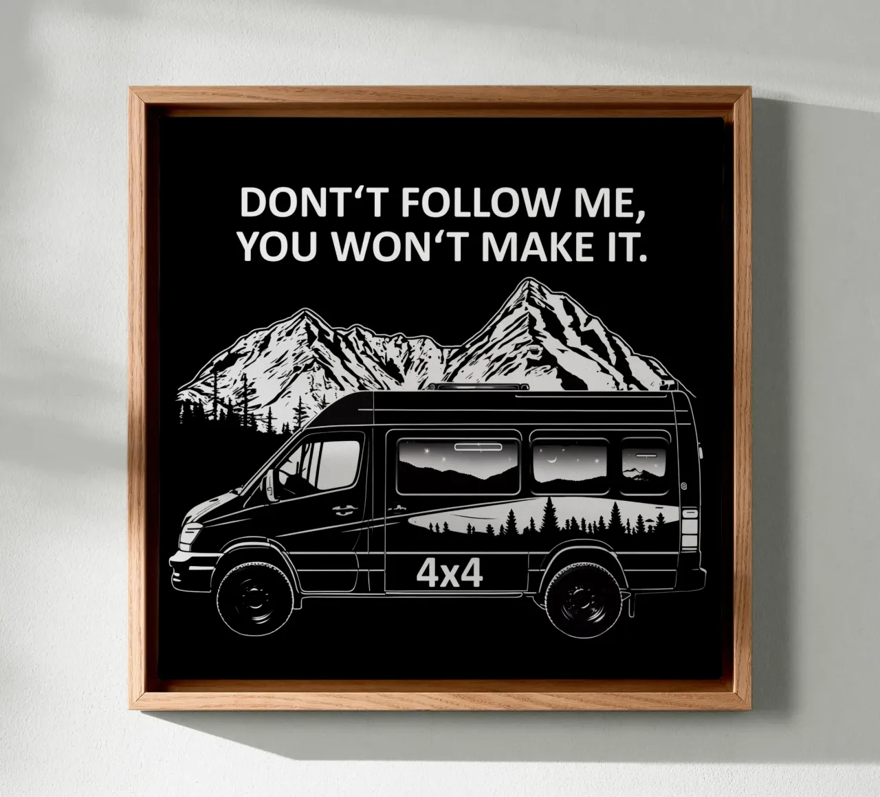 4x4 Don't Follow Me, You Won't Make It. tela da Autofocus