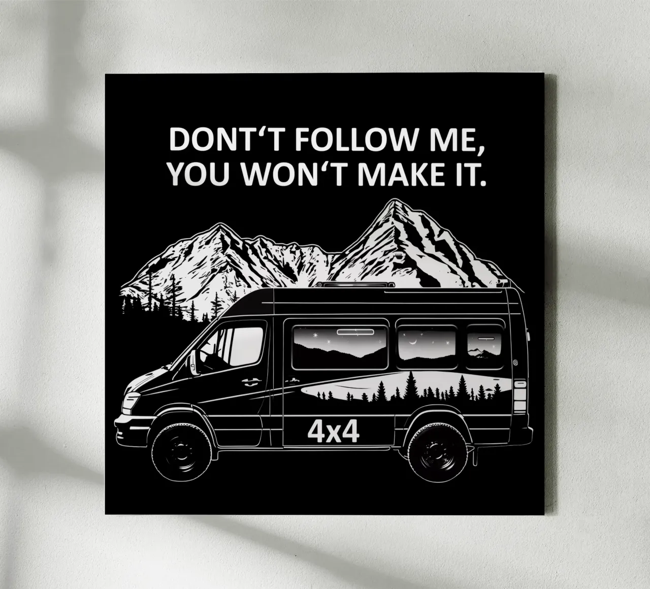 4x4 Don't Follow Me, You Won't Make It. tela da Autofocus