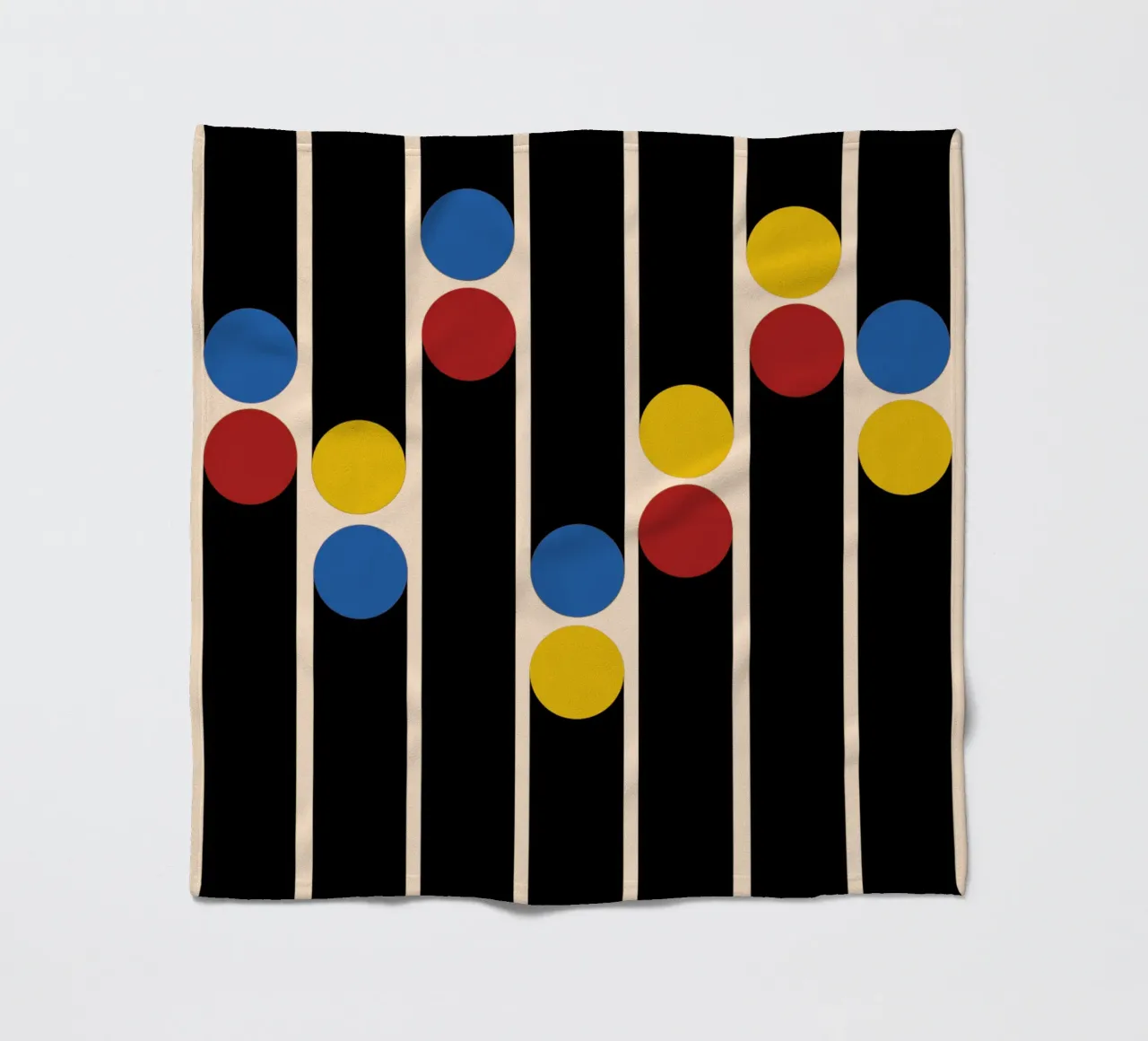 Bauhaus Linen Dots coperta in pile da TijanaArtStudio88