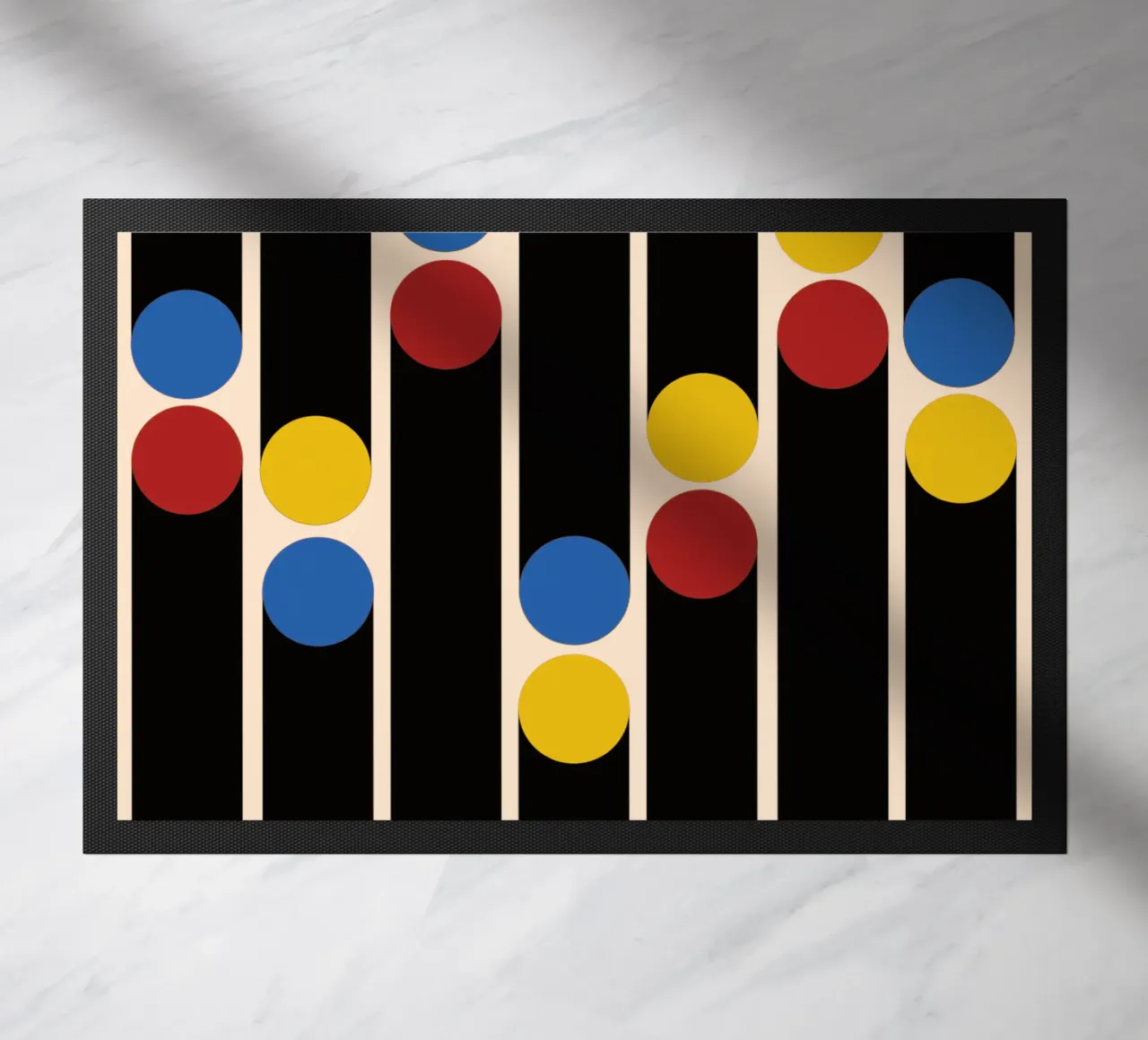 Bauhaus Linen Dots zerbino da TijanaArtStudio88