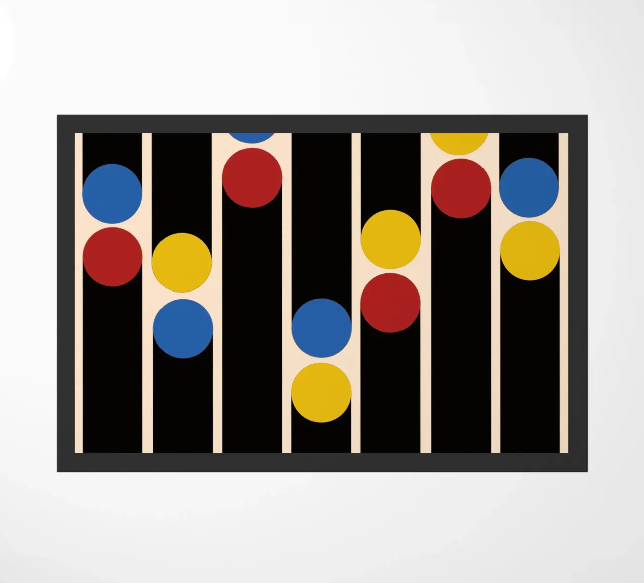 Bauhaus Linen Dots zerbino da TijanaArtStudio88