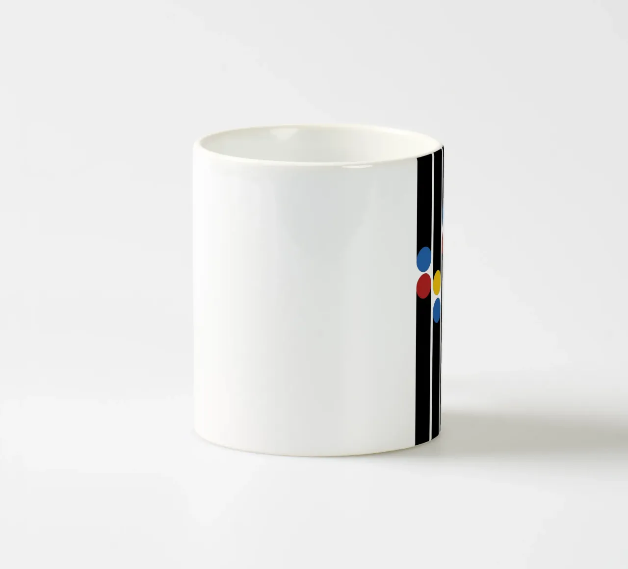 Bauhaus Linen Dots tazza in ceramica da TijanaArtStudio88