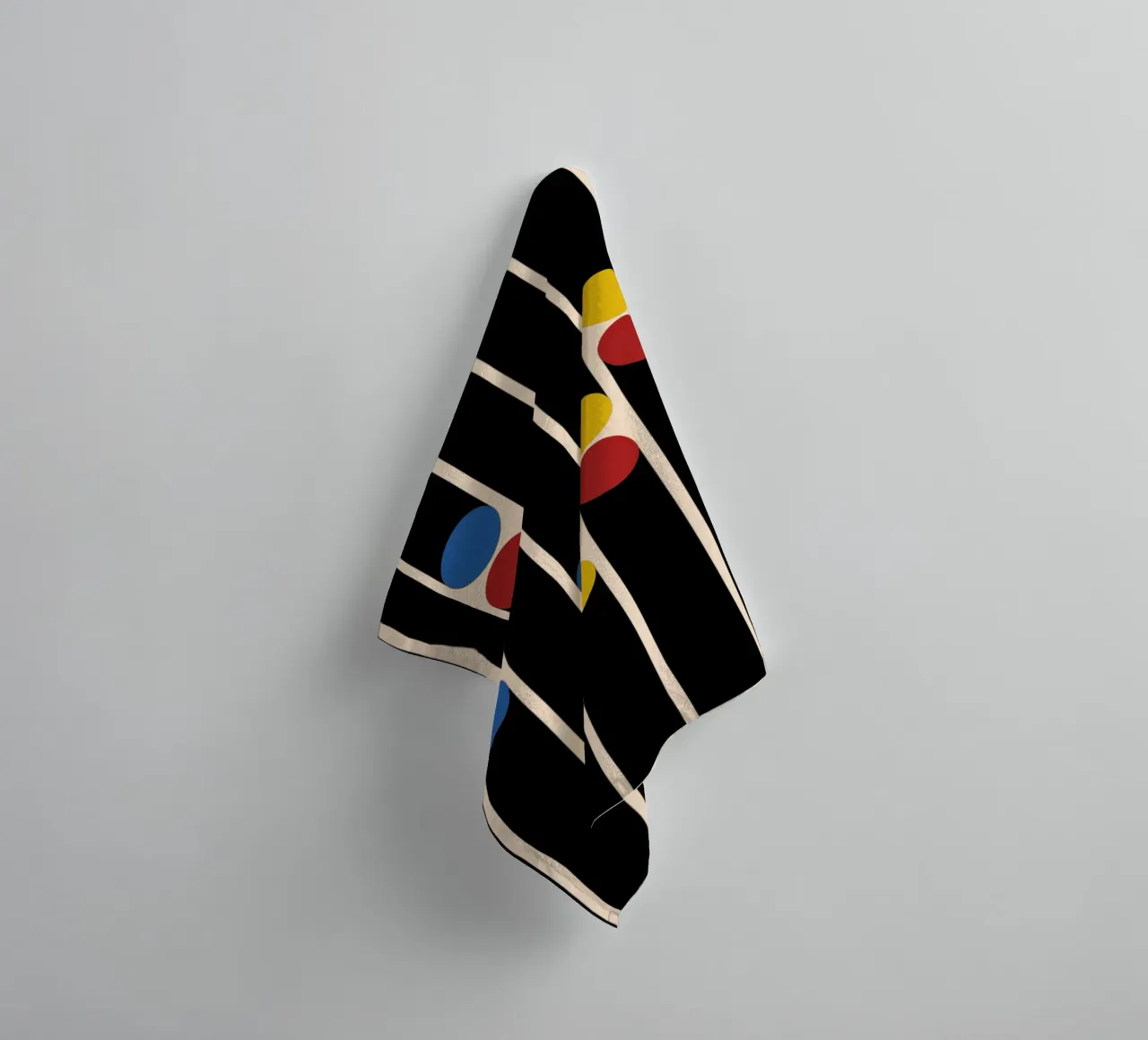 Bauhaus Linen Dots asciugamano da bagno da TijanaArtStudio88