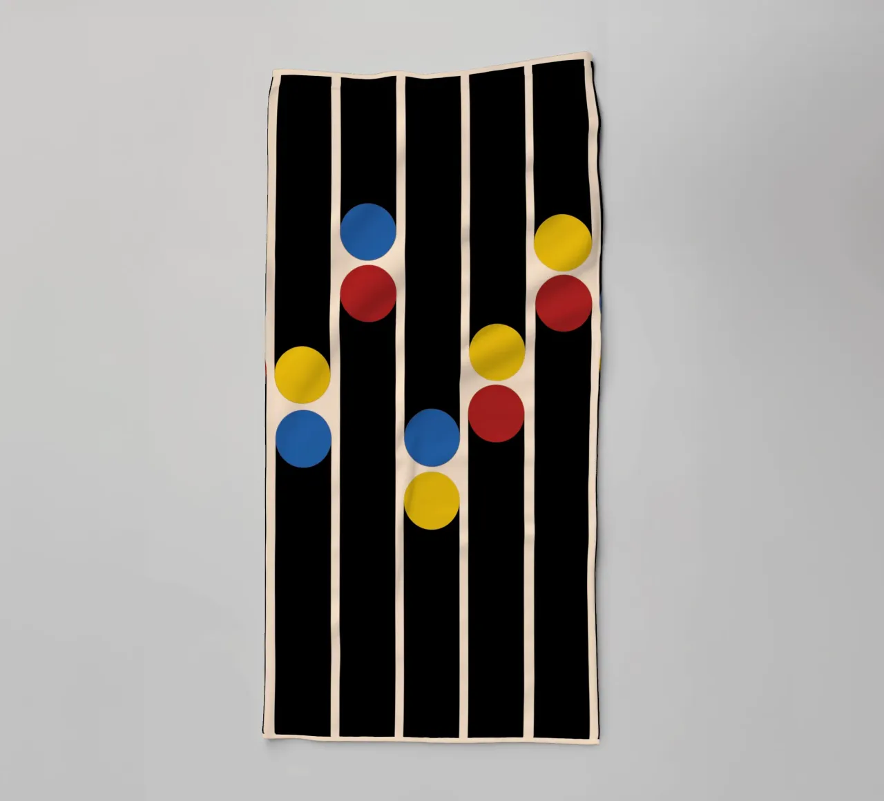 Bauhaus Linen Dots asciugamano da bagno da TijanaArtStudio88