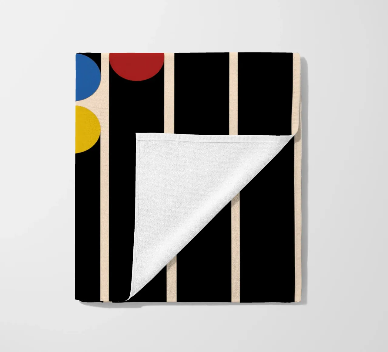 Bauhaus Linen Dots telo mare da TijanaArtStudio88
