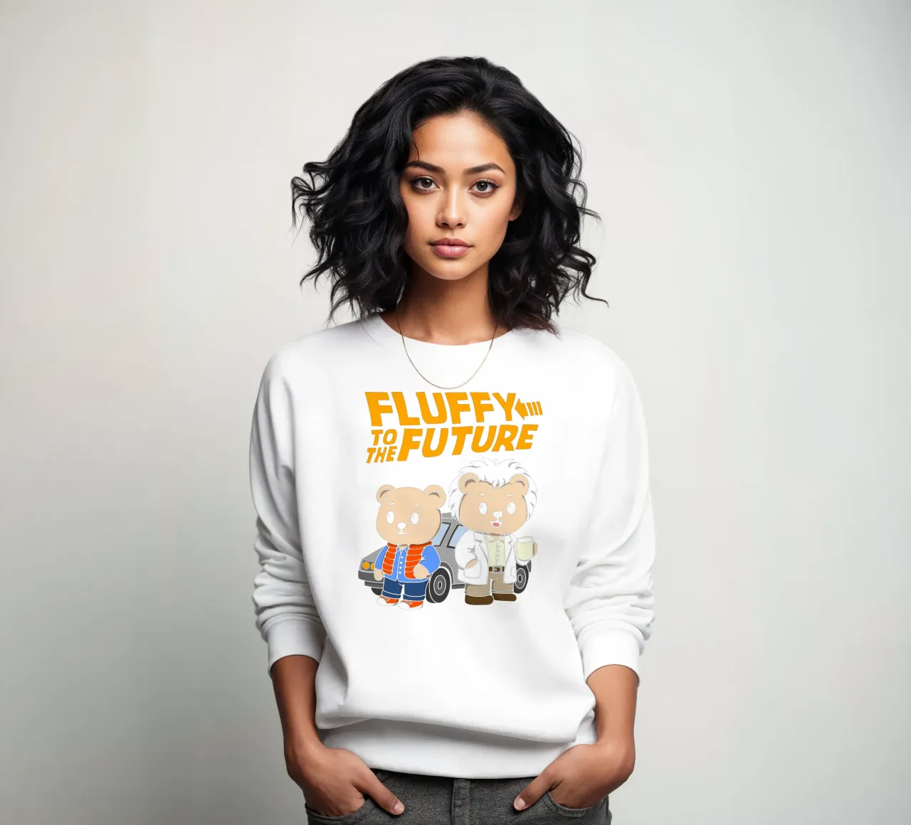 Fluffy al futuro felpa da Loobs