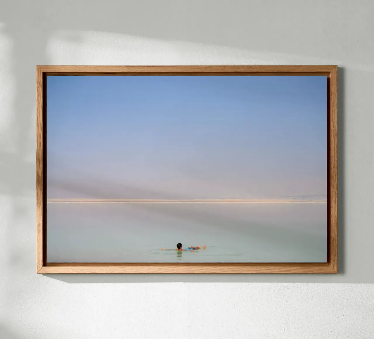 De Dode Zee #1 canvas met Baklijst van Tal Paz-Fridman
