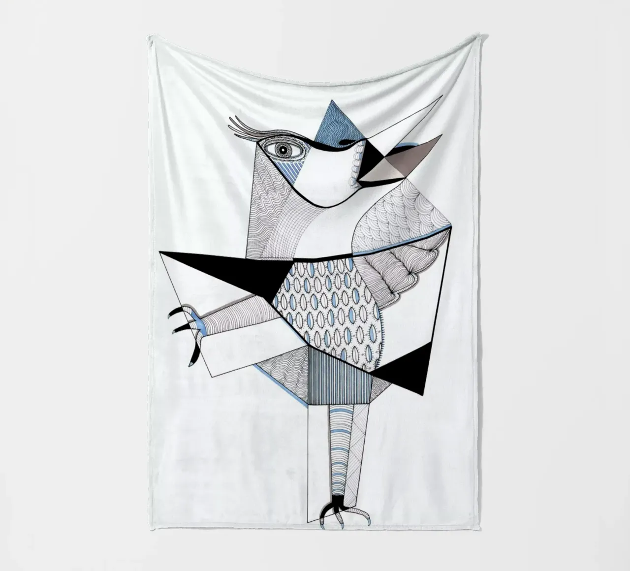 bird Fleecedecke von Studio Teer