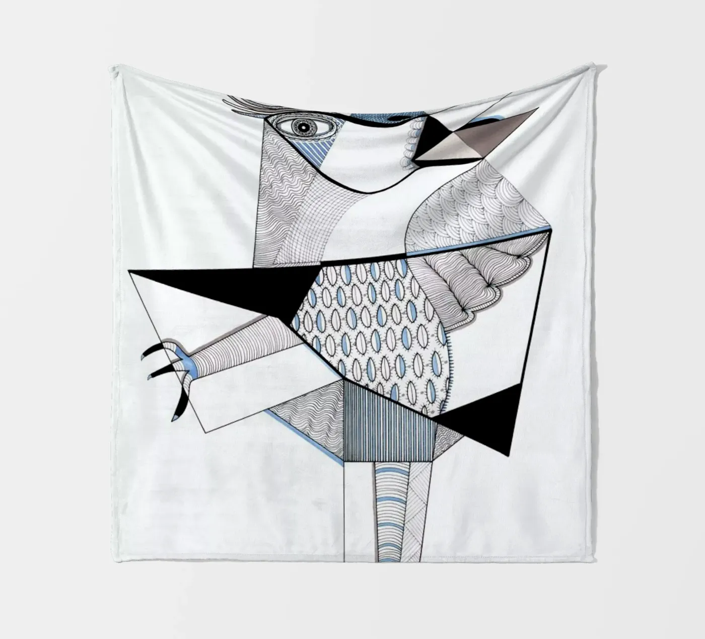 bird fleecedeken van Studio Teer