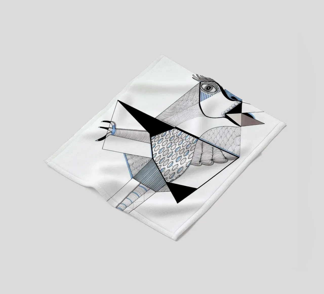 bird Fleecedecke von Studio Teer