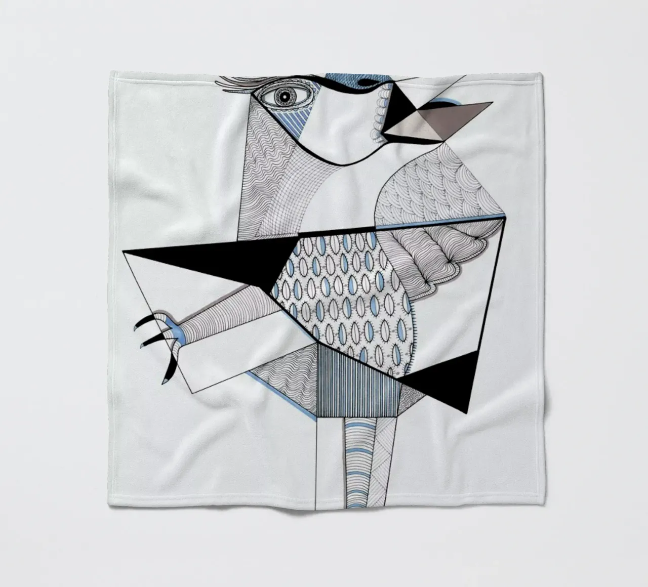 bird Fleecedecke von Studio Teer