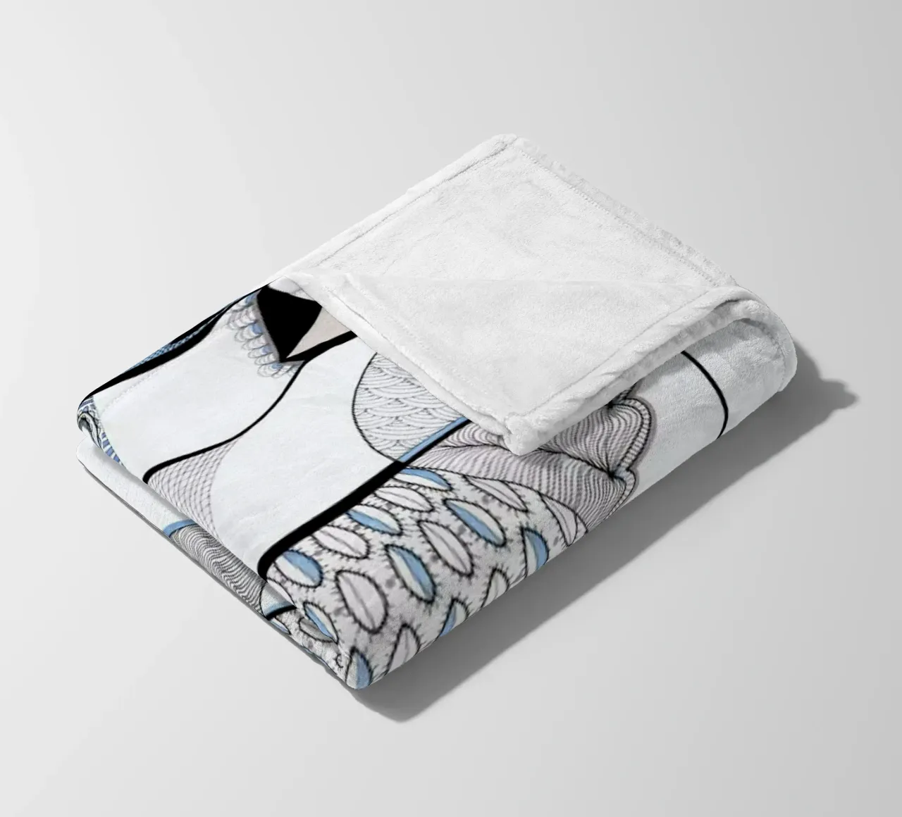 bird Fleecedecke von Studio Teer