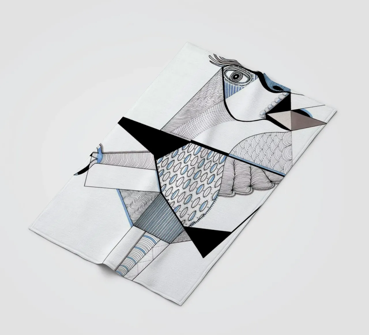 bird Fleecedecke von Studio Teer