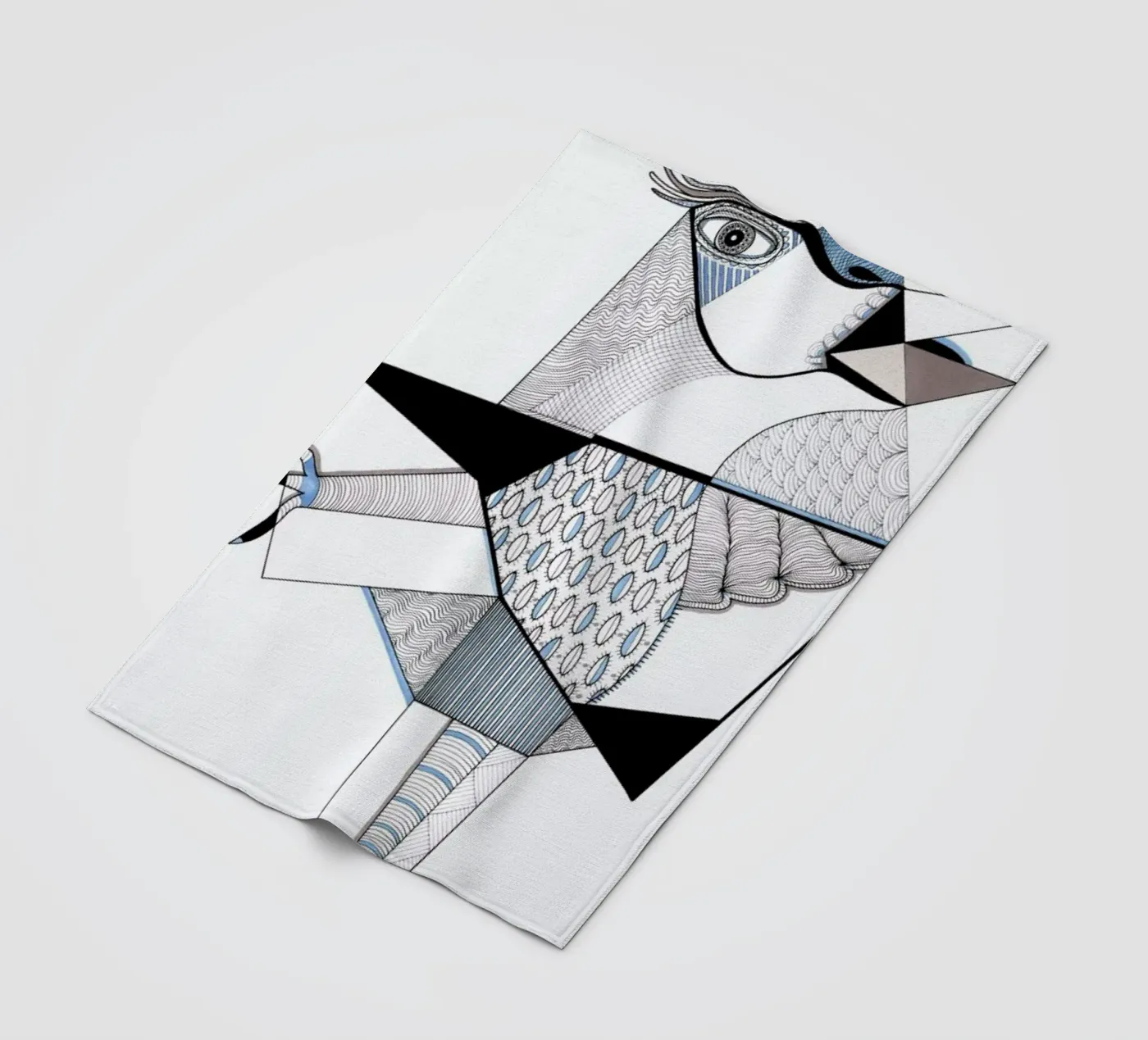 bird fleecedeken van Studio Teer