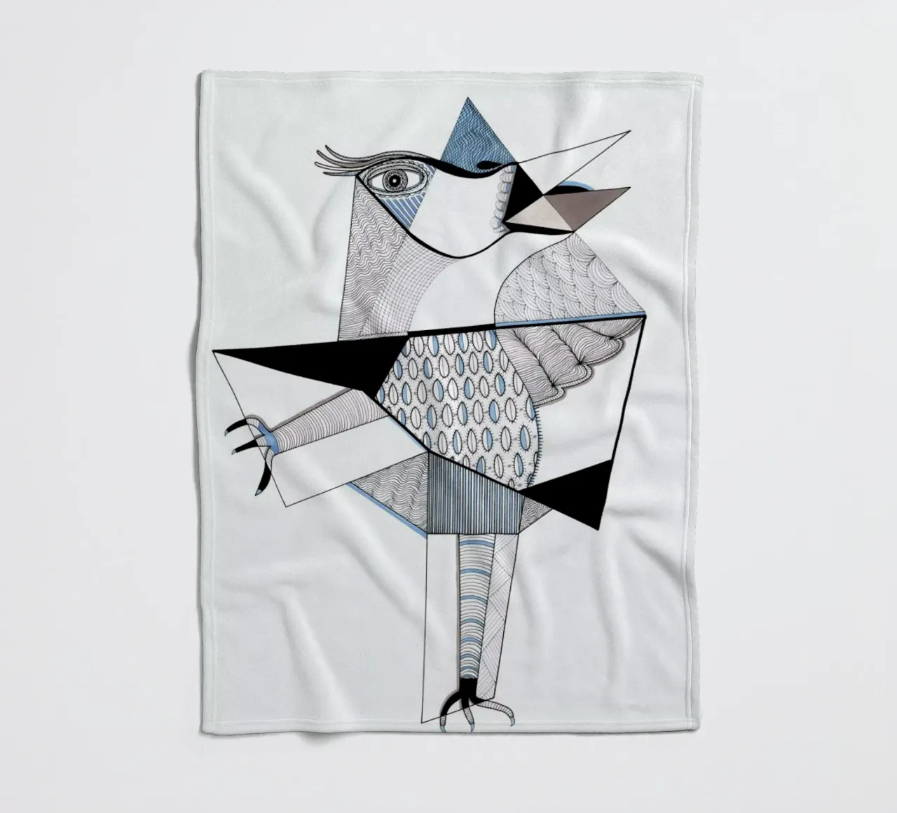 bird Fleecedecke von Studio Teer