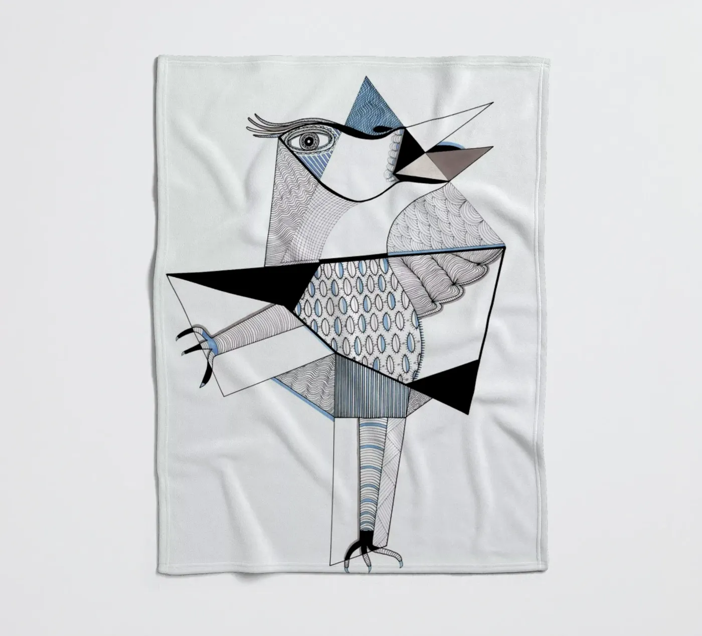bird Fleecedecke von Studio Teer