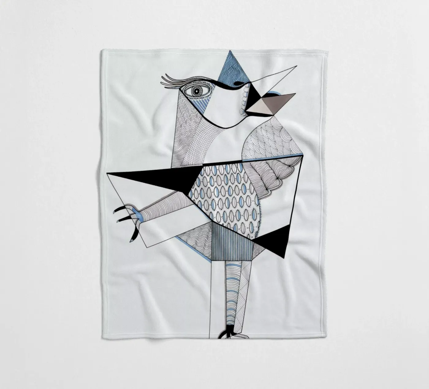 bird fleecedeken van Studio Teer