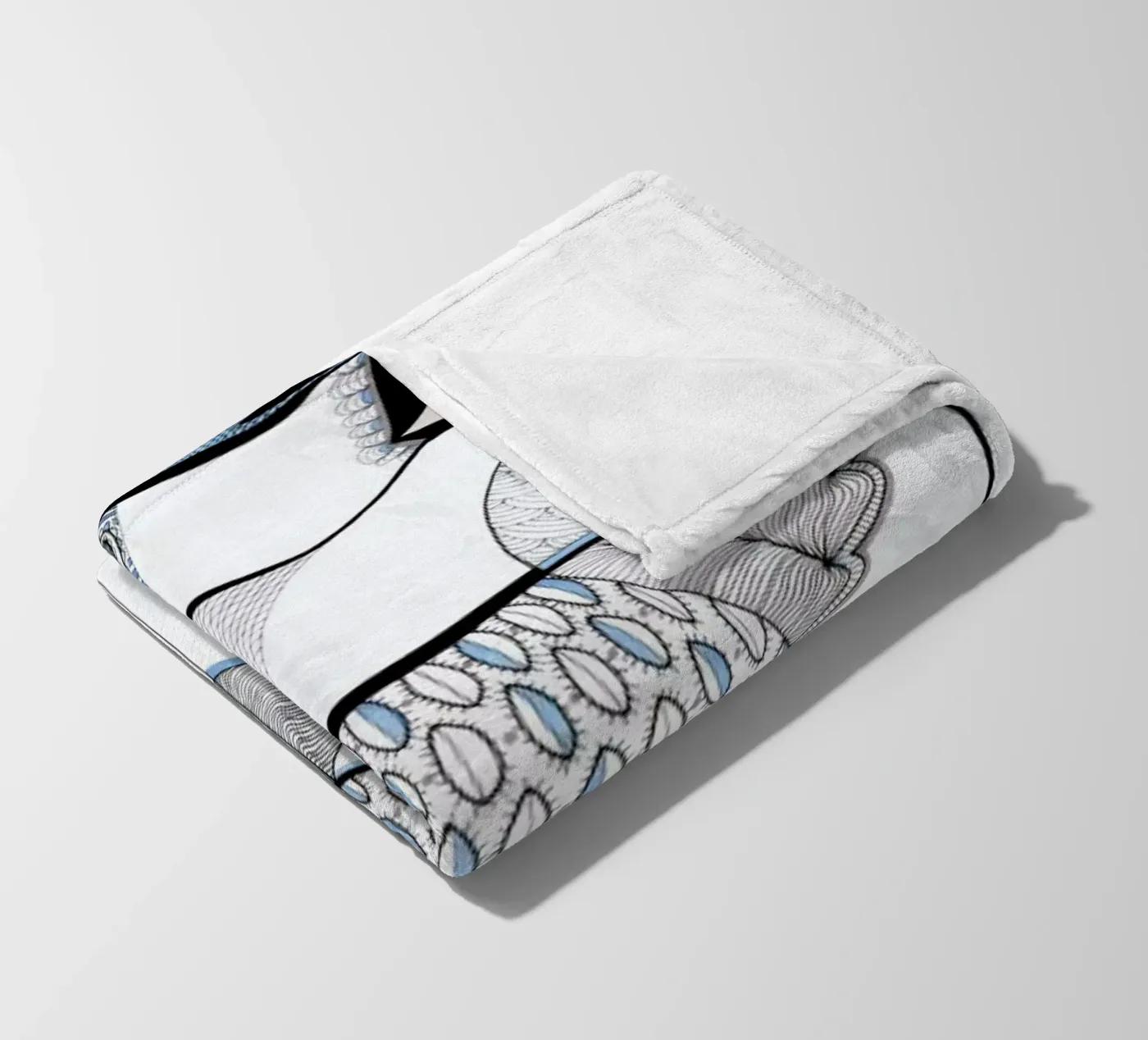 bird Fleecedecke von Studio Teer
