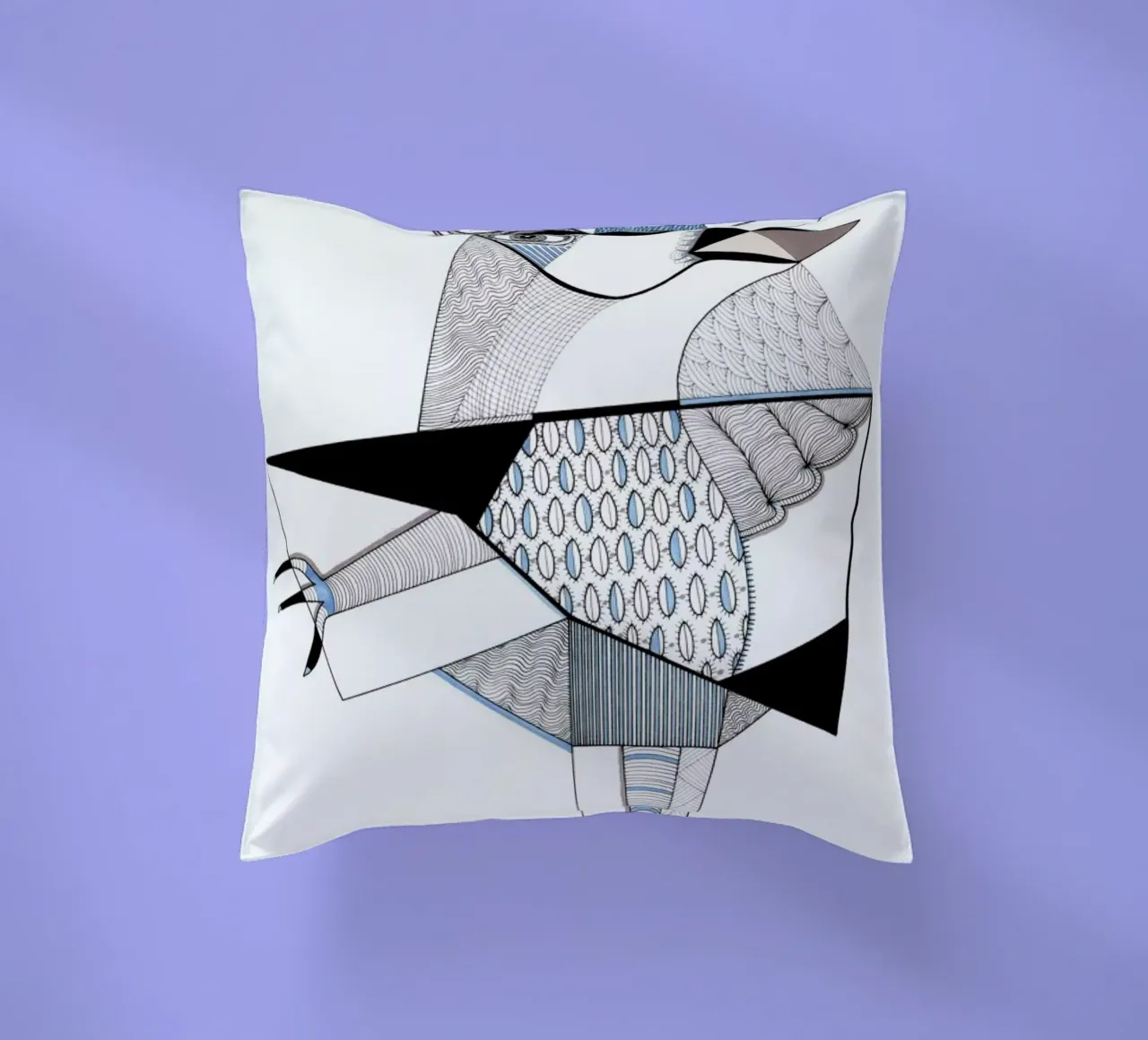 bird cuscino da Studio Teer