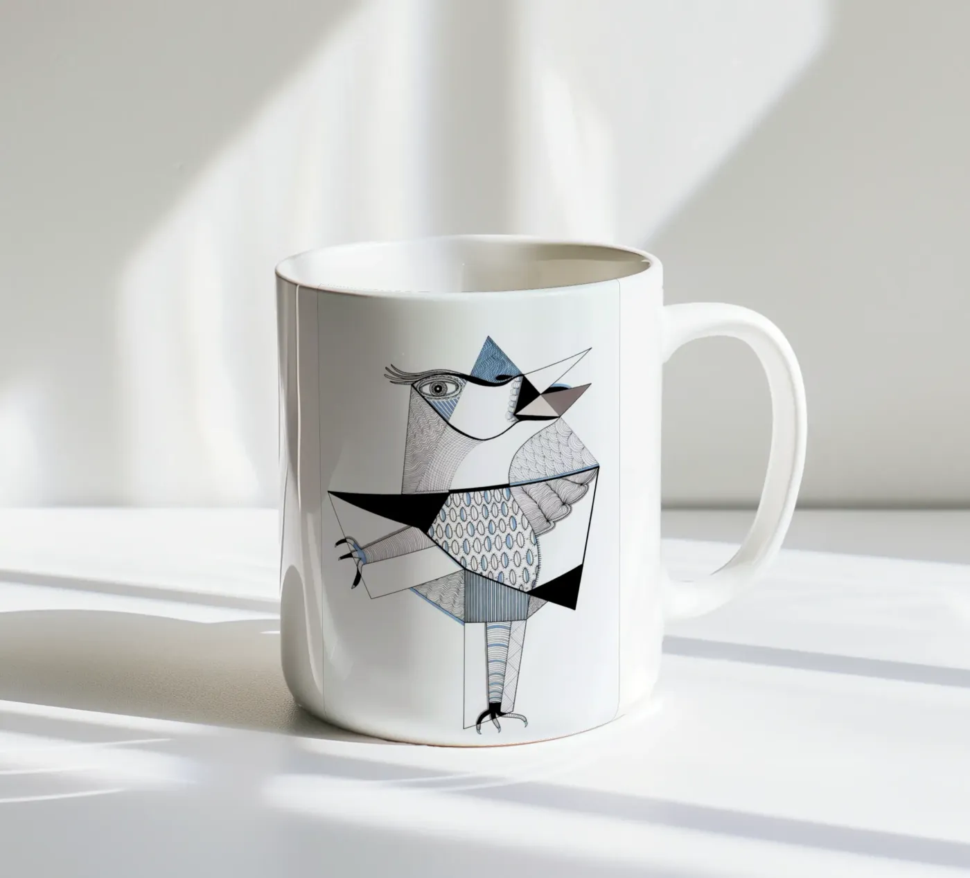 bird ceramic mug by Studio Teer