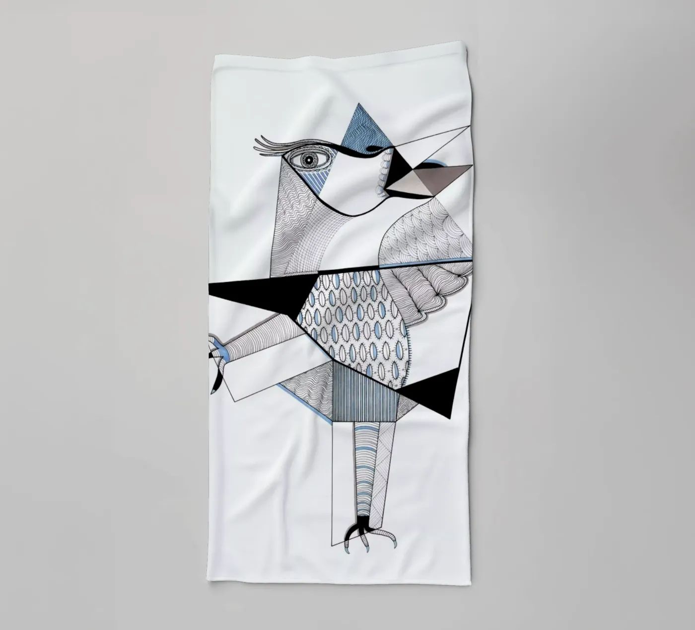 bird badhanddoek van Studio Teer