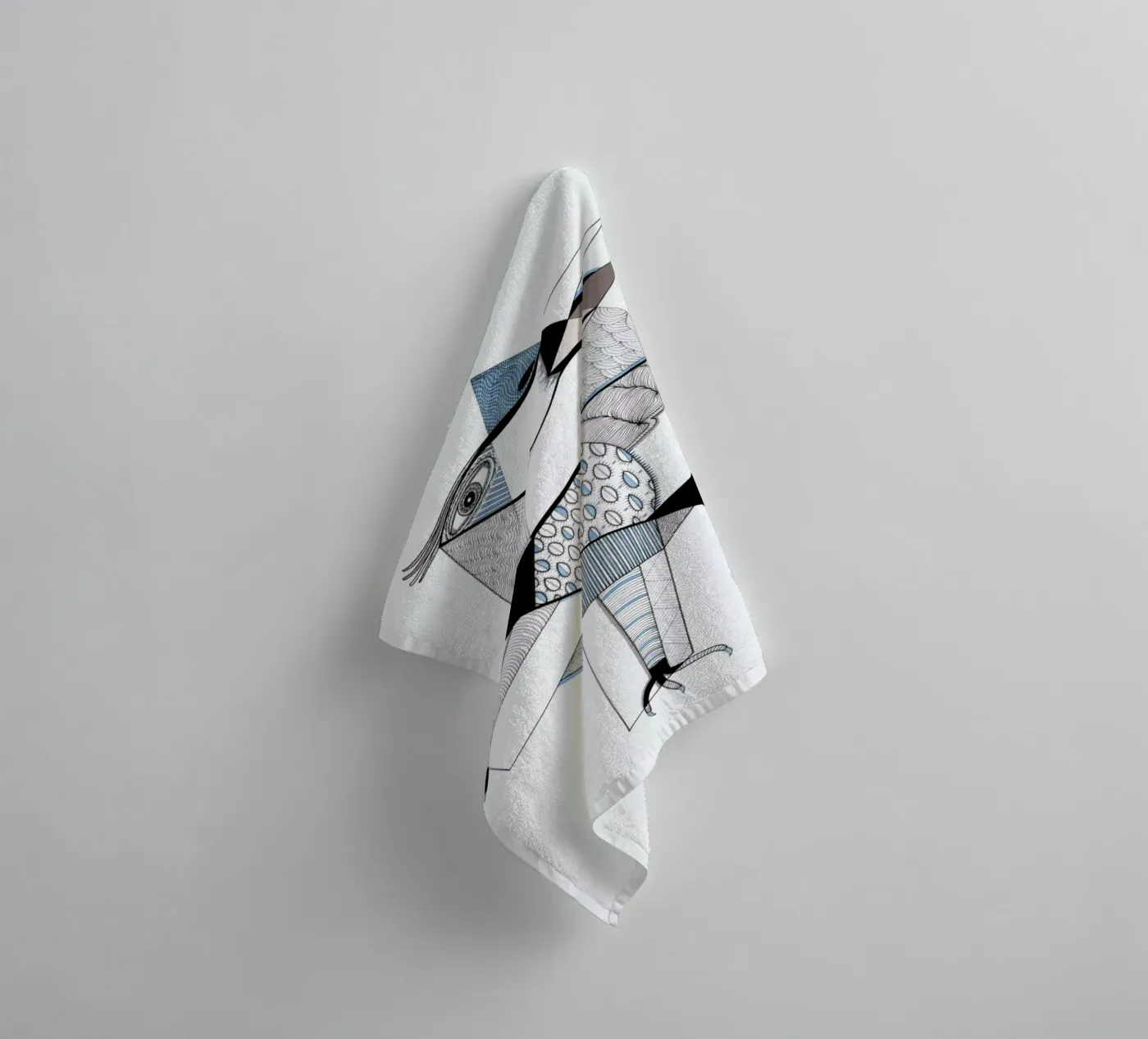 bird badhanddoek van Studio Teer